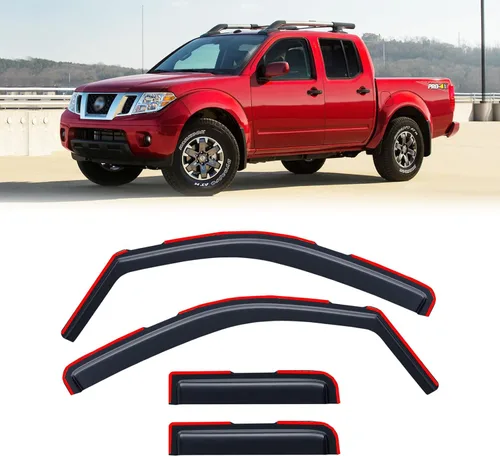 Vista 56 de Protectores de lluvia en canal para Jeep Grand Cherokee L 2021-2026, protectores de visera de ventana, deflector de ventilación, sombra viento humo
