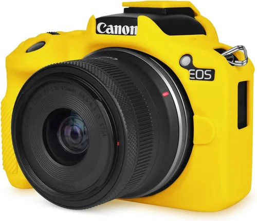 Vista 16 de Rieibi EOSR50 EOS R50 Estuche, Estuche Protector de Silicona Suave para Cámara Vlogging Canon EOS R50 EOSR50, Estuche de Cámara Ligero EOS R50