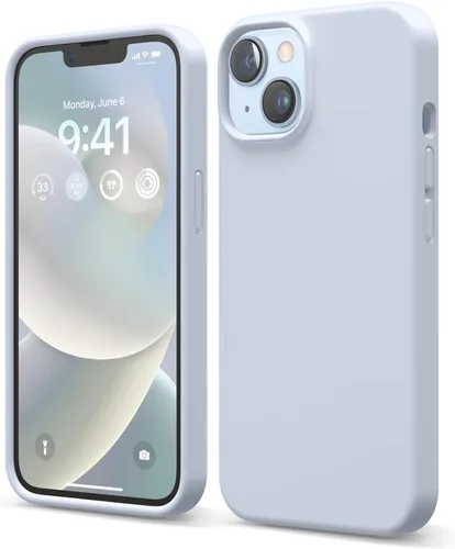 Vista 9 de elago - Funda compatible con iPhone 14, funda de silicona líquida, funda protectora de cuerpo completo, a prueba de golpes, funda delgada