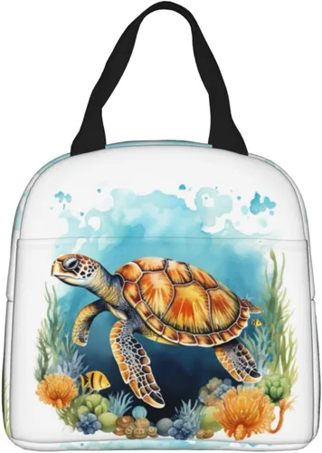 Vista 26 de Lonchera con diseño a cuadros azules aislada, bolsa térmica para almuerzo para adultos, niños, niñas, mujeres, oficina, trabajo, escuela, picnic