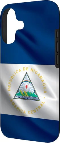 Vista 2 de Funda con la bandera de Nicaragua para iPhone 17