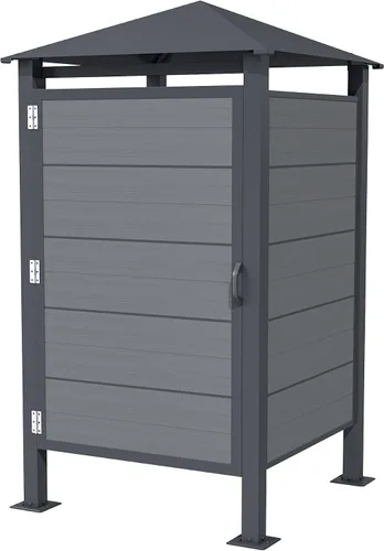 Vista 9 de Domi - Cabina de ducha para exteriores con techo impermeable, cabina