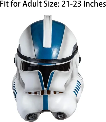 Vista 2 de Máscara de casco de soldado clon fase 2, accesorios de disfraz para Halloween, látex