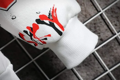 Vista 8 de GURUNVANI Sudadera con capucha con estampado de graffiti para hombre, chándal de moda, casual, hip-hop, abrigo divertido