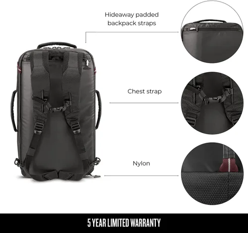Vista 4 de Solo All- Star Hybrid - Mochila de viaje, color negro, talla única, Negro, talla única , Mochila híbrida All-star