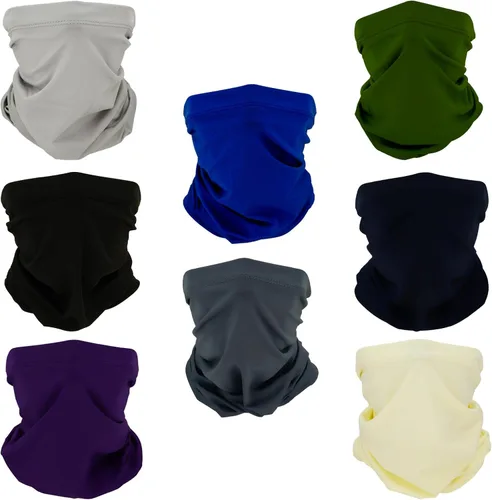 Vista 10 de 8 polainas refrescantes para el cuello, bandanas multiusos para mujeres y hombres