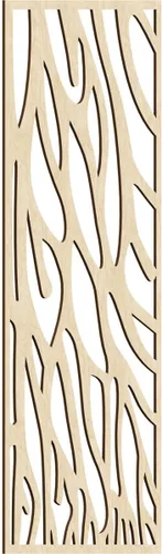 Vista 54 de 9 3/8"W x 24 3/8"H x 1/4"T Bristol Decorativos Paneles de Pared de Madera Calado, Cereza