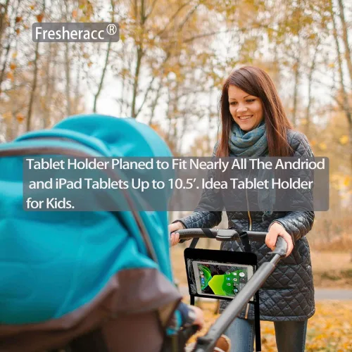 Vista 6 de Soporte para Tablet iPad Kindle de Automóvil para Espejo Trasero y Delantero, Carcasa Colgante de Montaje para Reposacabezas del Asiento Trasero