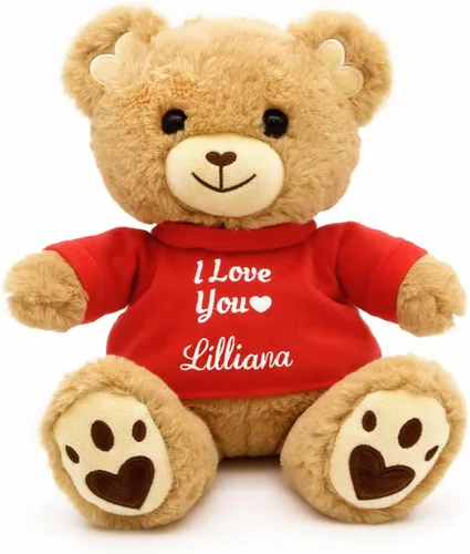 Vista 6 de DIBSIES Oso de peluche personalizado para el día de San Valentín