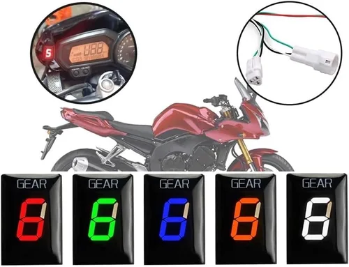 Vista 2 de Digital Motorcycle Gear Display Motorcycle Gear Indicator Speed Display Meter for FZ6 FZ1 FZ1N FZ 6 FZ 1 1N FZ1S FZ8 FZ16 FZ 8 FZ 16 TDM900 TDM 900