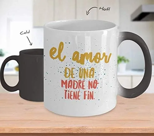 Vista 2 de Regalo para Mama Vaso, taza de café divertidas, tazas personalizadas, taza de café inspiradoras, taza con mensajes positivos.