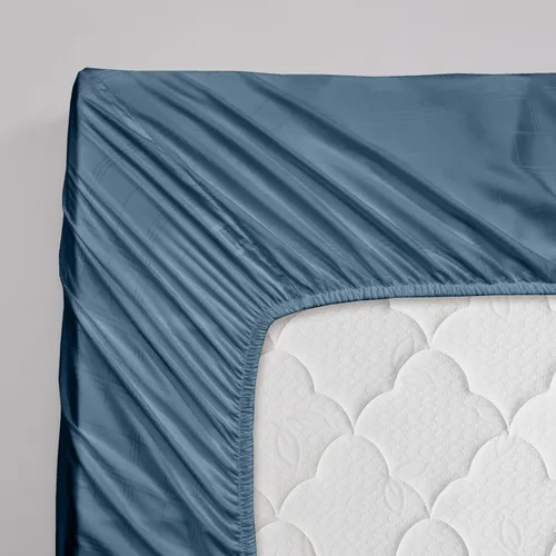 Vista 3 de Linenwalas Juego de sábanas refrescantes de Tencel de 4 piezas, juego de sábanas cortas de seda suave, juego de ropa de cama con autocomprobaciones