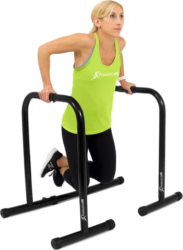 Vista 4 de ProsourceFit Estación de soporte de inmersión, barra de prensa de cuerpo resistente Ultimate con conector de seguridad para inmersiones de tríceps