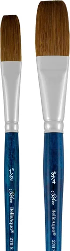 Vista 23 de Silver Brush Limited BA-2753S BelleAqua - Juego de pinceles redondos básicos para acuarela, 3 piezas, mango corto profesional, juego de pinceles