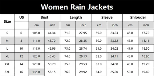 Vista 3 de Tcremisa Chubasqueros impermeables para mujer, chaqueta impermeable de manga larga, rompevientos ligera para exteriores