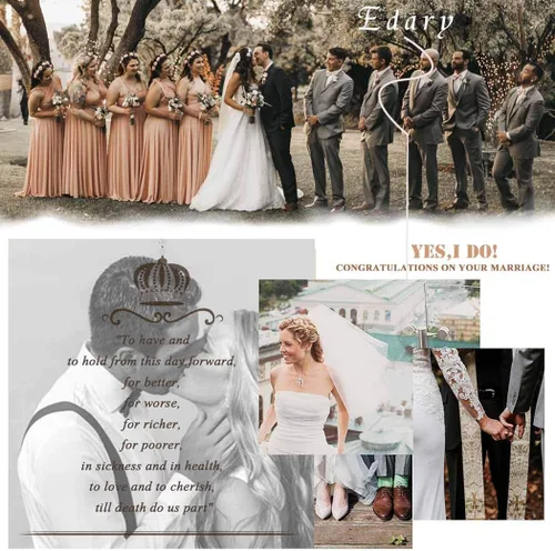 Vista 7 de Milanco - Velo de novia con peine de metal y borde de corte, accesorios para el pelo para mujer