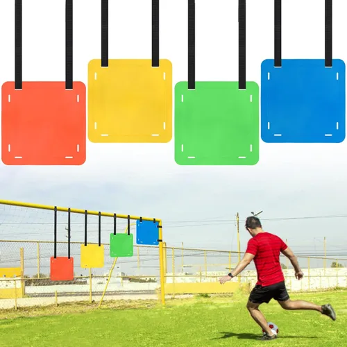 Vista 8 de TOBWOLF 4PCS Soccer Goal Target, Soccer Goal Shooting Targets with Adjustable Extra-Long Strips, Targets for Goals Training Enhance Agility Speed