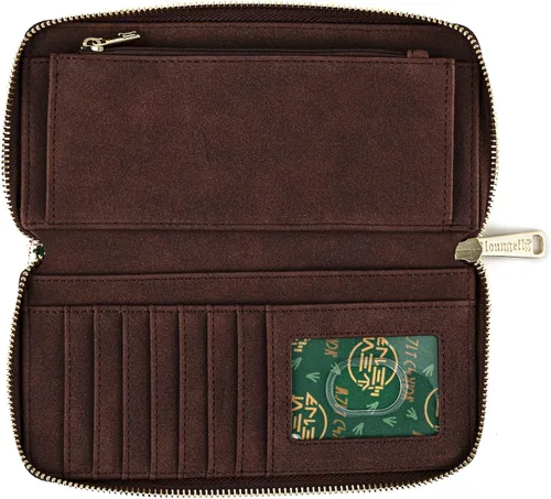 Vista 4 de Loungefly Star Wars Baby Yoda The Mandalorian - Cartera estampada, Multi