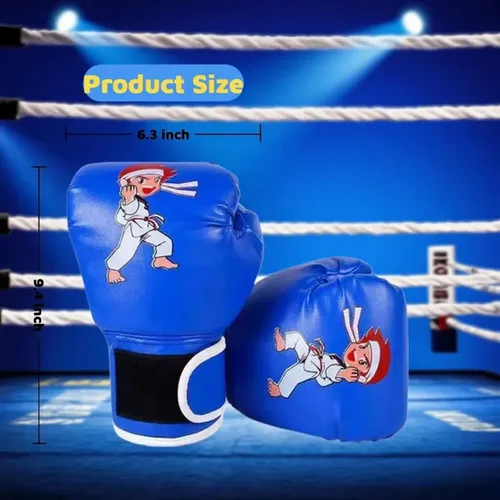 Vista 3 de Guantes de Boxeo para Niños Guantes de Boxeo para Niños Rojo Azul