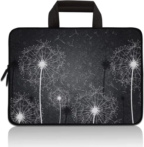 Vista 2 de Funda universal para tablet infantil de 7 a 9 pulgadas, a prueba de golpes, de neopreno, con asa con cremallera, portátil, compatible con Apple iPad