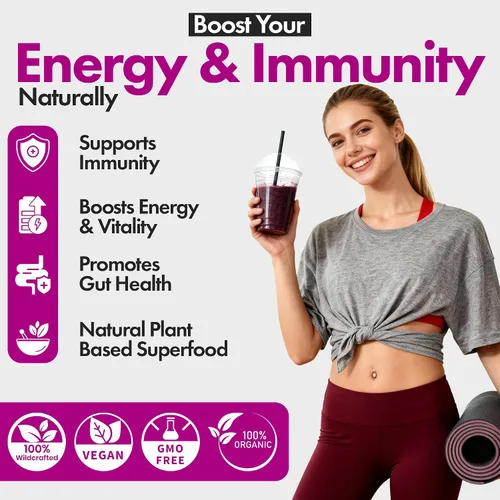 Vista 2 de Purple Sea Irish Moss Raw Organic 100% silvestre y natural crudo Chondrus Crispus 1 libra – Hace hasta 240 onzas de gel fresco – Rico en 92