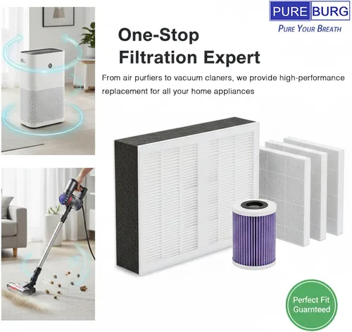 Vista 7 de PUREBURG Filtro de repuesto compatible con Rabbit Air MinusA3 Ultra Silencioso Purificador de Aire Modelos A3 SPA-1000N (removedor de ódor), H13
