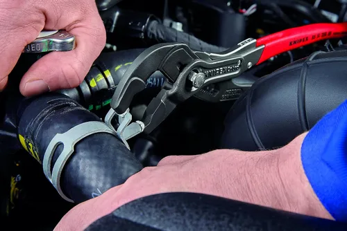 Vista 4 de KNIPEX Tools - Alicates para Abrazaderas de Manguera con Resorte con Bloqueo (8551250AFSBA)