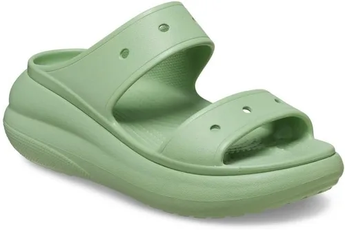 Vista 2 de Crocs Sandalias clásicas unisex para adultos Crush Verde Pálido