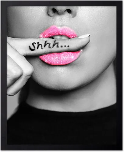Vista 89 de Poster Master Impresión de labios dorados, póster de mordida de labio, arte moderno y minimalista, regalo bohemio para hombres y mujeres, diseño
