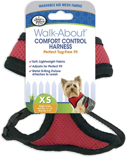 Vista 18 de Four Paws Comfort Control - Arnés para perro, color negro, extra pequeño