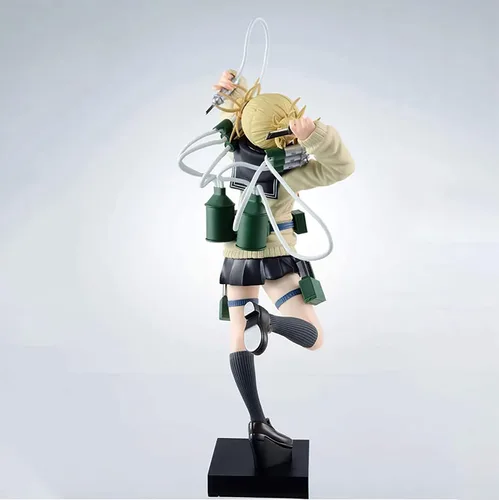 Vista 5 de Figura MHA Himiko Toga, figura MHA de personajes de dibujos animados de anime, estatua coleccionable, figura de modelo, estatua de PVC