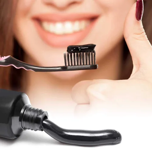 Vista 3 de Pasta de dientes blanqueadora de dientes con carbón de bambú activado DentaPro con sabor a menta