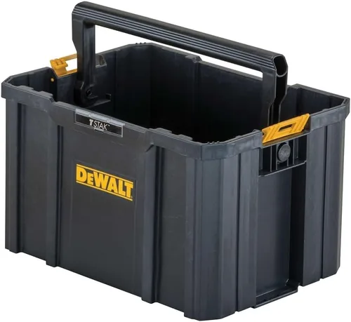 Vista 9 de DeWALT DWST83347-1 TSTAK - Caja de herramientas móvil con neumáticos de transporte, funda de almacenamiento apilable, fácil de transportar