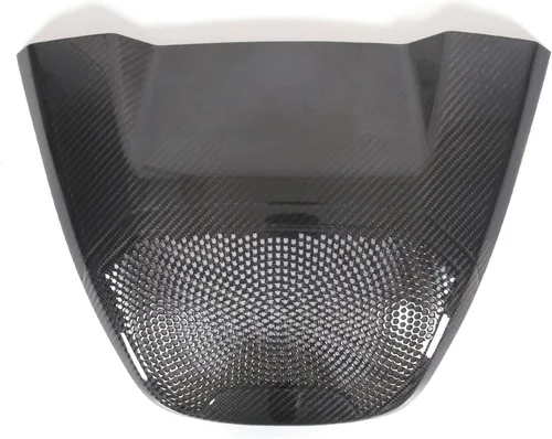 Vista 6 de Cubierta superior del altavoz trasero compatible con Corvette C8 Coupe 1LT 2020-2023 de fibra de carbono real, 1 unidad, accesorios de ajuste