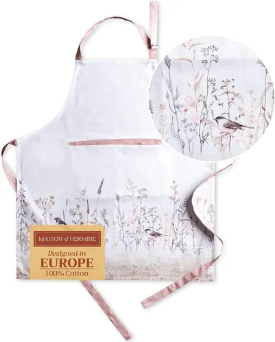 Vista 131 de Maison d' Hermine Delantales para mujer con bolsillo, 100% algodón (27.50 x 31.50 pulgadas)