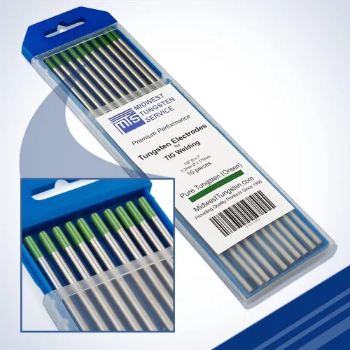 Vista 13 de Midwest Tungsten Service TIG Electrodos de soldadura de tungsteno paquete de 10 unidades (blanco - tungsteno con circonio 0.8% (WZ8, EWZ-0.8), 1/8