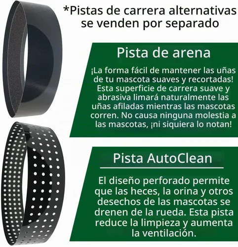 Vista 6 de Silent Runner - Rueda de ejercicio regular de 12 pulgadas, silenciosa, rápida y duradera, deslizadores de azúcar, hámsters, ratas hembras, ratones