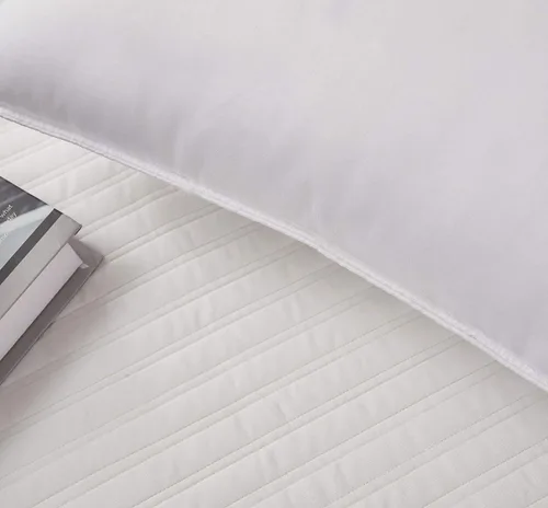 Vista 4 de Siberian - Almohada de plumón de algodón Pima de 1000 hilos, 600 de potencia de relleno, fabricada en Estados Unidos