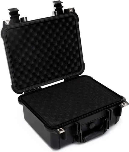 Vista 8 de Koah Funda rígida de plástico resistente a la intemperie con espuma personalizable (13 x 11 x 6 pulgadas), a prueba de agua y golpes, para cámaras