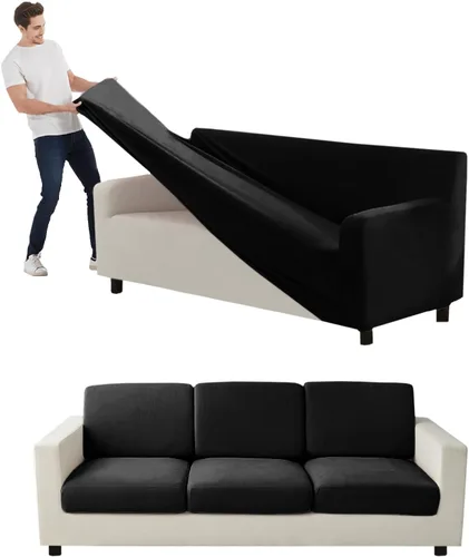Vista 39 de Funda para Sofá de Terciopelo, Fundas Elásticas para Sofá para Funda Principal Separada/Respaldos y Cojines de Asiento, Funda para Sofá, para Fundas