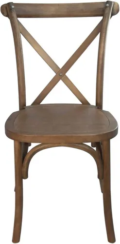 Vista 5 de BizChair Silla con respaldo X marrón claro