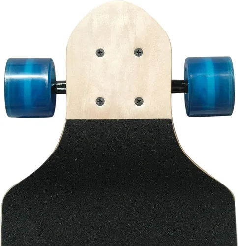 Vista 6 de Yocaher Patineta Longboard completa desplegable de velocidad profesional