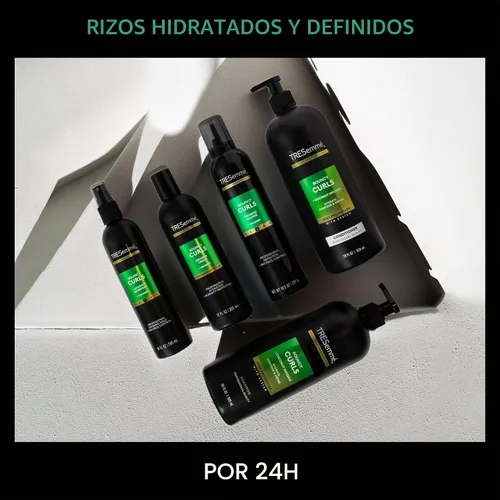 Vista 8 de TRESemmé Defining Hair Mousse, Rizos hinchables, paquete de 2 – Productos para el cabello rizado con aceite nutritivo de coco y aguacate +