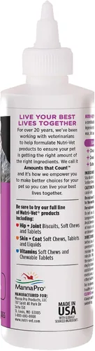 Vista 7 de Nutri-Vet Limpieza de Oídos para Perros, Limpiador Líquido de Oídos con Aloe Calmante y Ácido Salicílico, Elimina y Limpia la Cera, la Suciedad