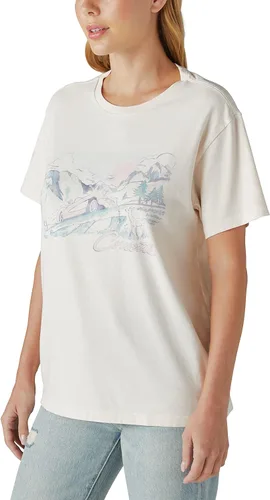 Vista 2 de Lucky Brand Camiseta Corvette Scenic Boyfriend para mujer