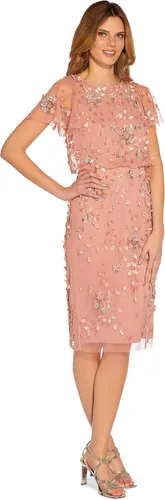 Vista 4 de Adrianna Papell Vestido Blouson con cuentas para mujer