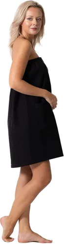 Vista 25 de Robe Direct Quick Dry, Lightweight Waffle Spa/Bath Wrap with Adjustable Closure & Elastic Top