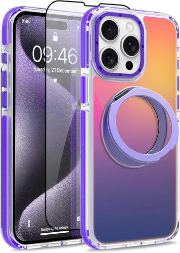 Vista 246 de Funda magnética para Google Pixel 10 Pro XL [compatible con Magsafe] [bonito diseño fluorescente de moda] a prueba de golpes, delgada, translúcida