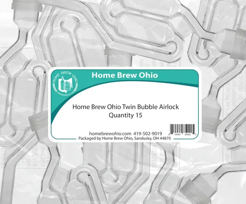 Vista 2 de Home Brew Ohio Twin Bubble Airlock - Juego de 15