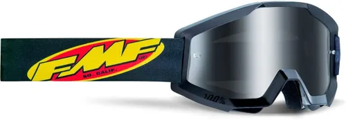 Vista 3 de Gafas 100% FMF POWERCORE Gris asalto - Lente transparente